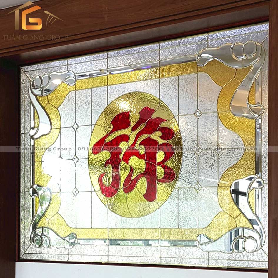 Vách kính hoa đồng VV-026