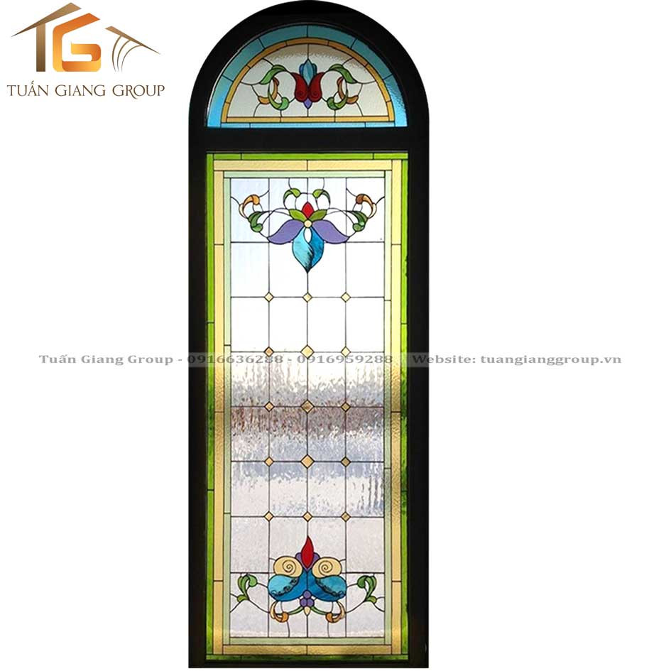 Vách kính hoa đồng VM-006