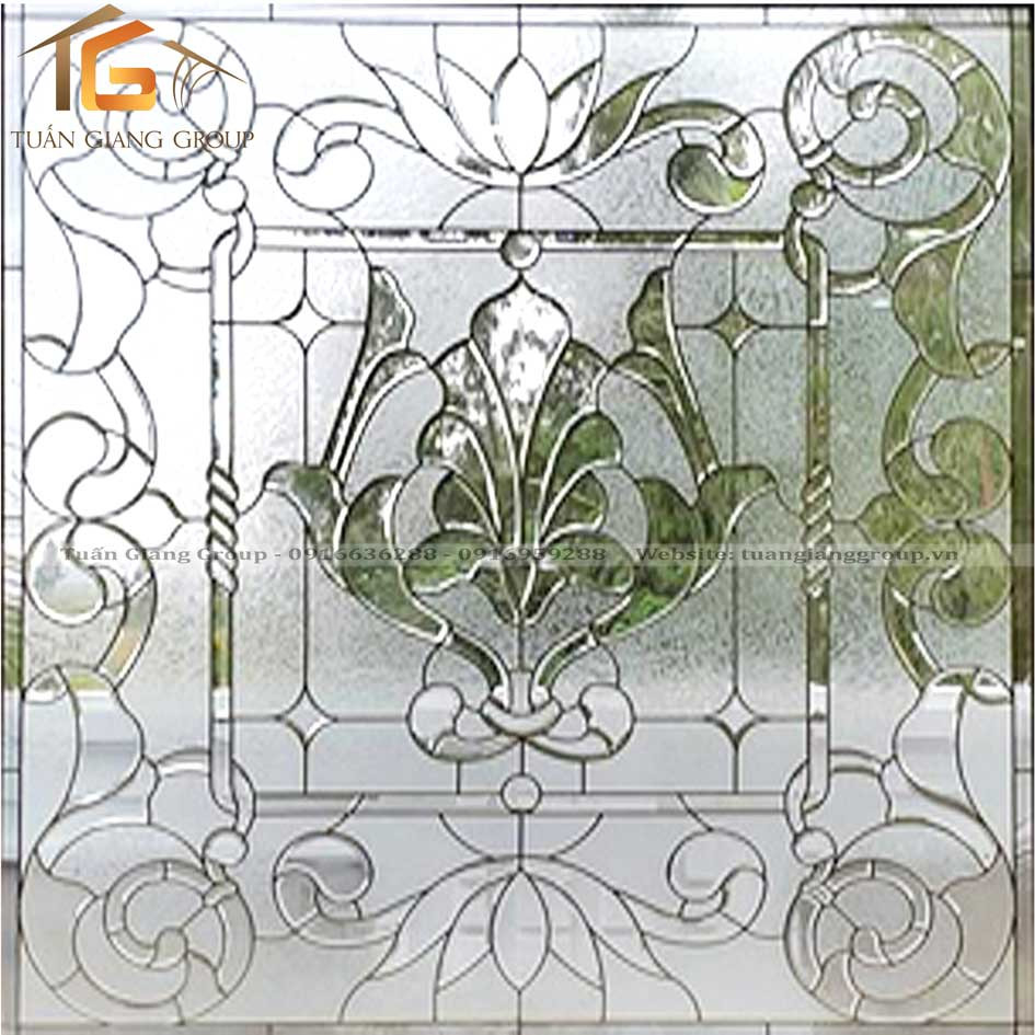 Vách kính hoa đồng VV-018