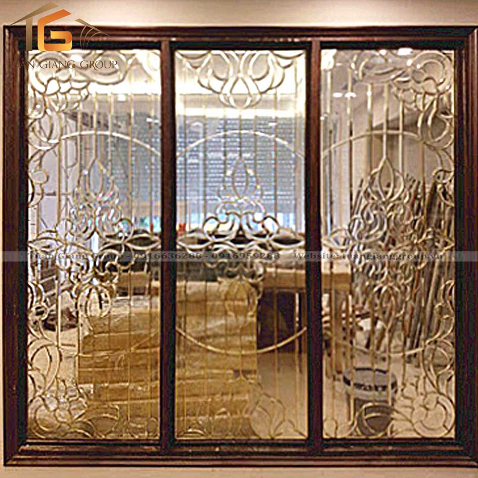 Vách kính hoa đồng VV-019
