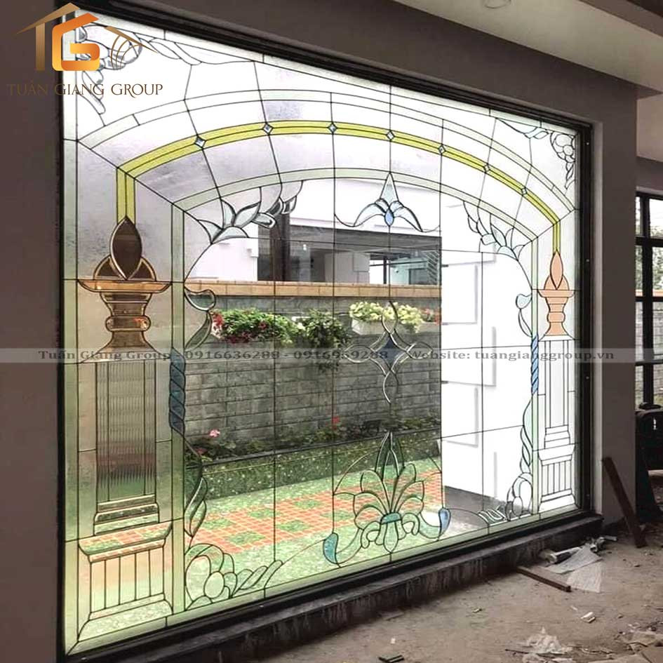 Vách Kính Hoa Đồng 021